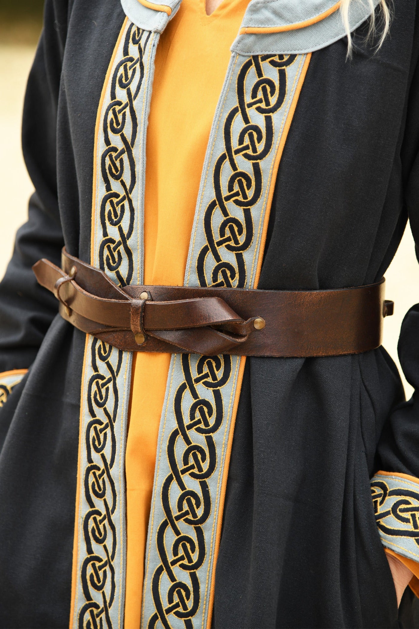 LARP Ledergürtel Abenteurer aus Büffelleder
