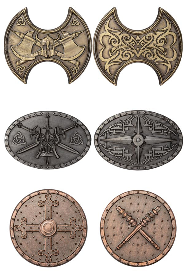 LARP Münzen Set Barbaren