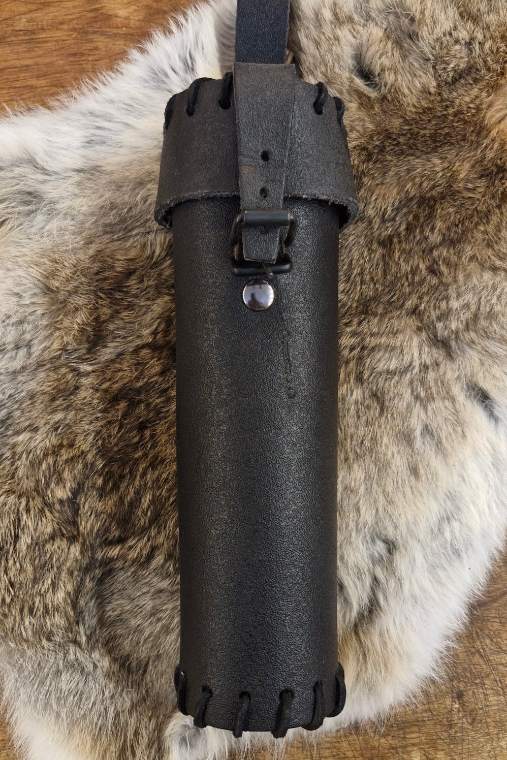 LARP Leather Scroll Case