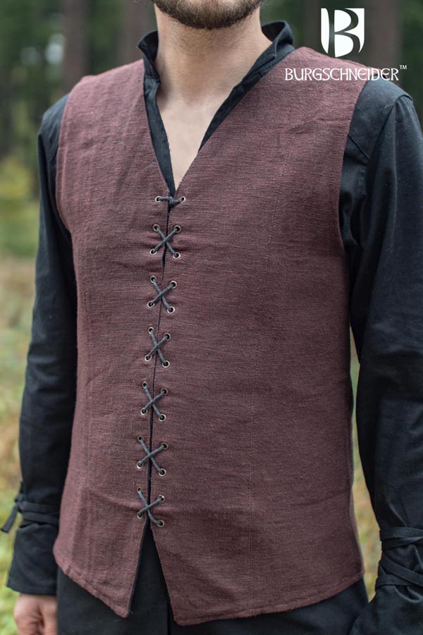 LARP Weste Maron für Herren von Burgschneider