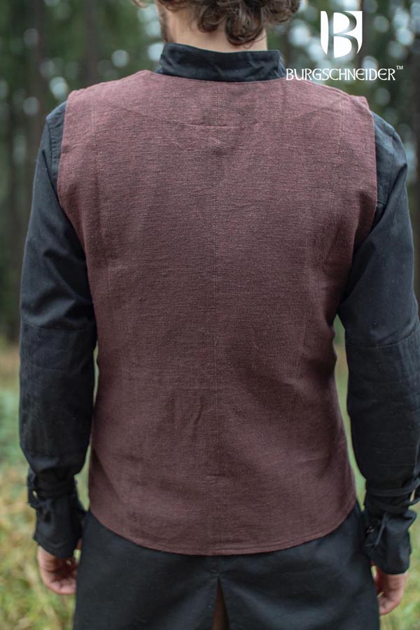 LARP Weste Maron für Herren von Burgschneider