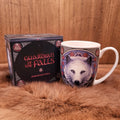 Lisa Parker Wolf Head Porcelain Mug