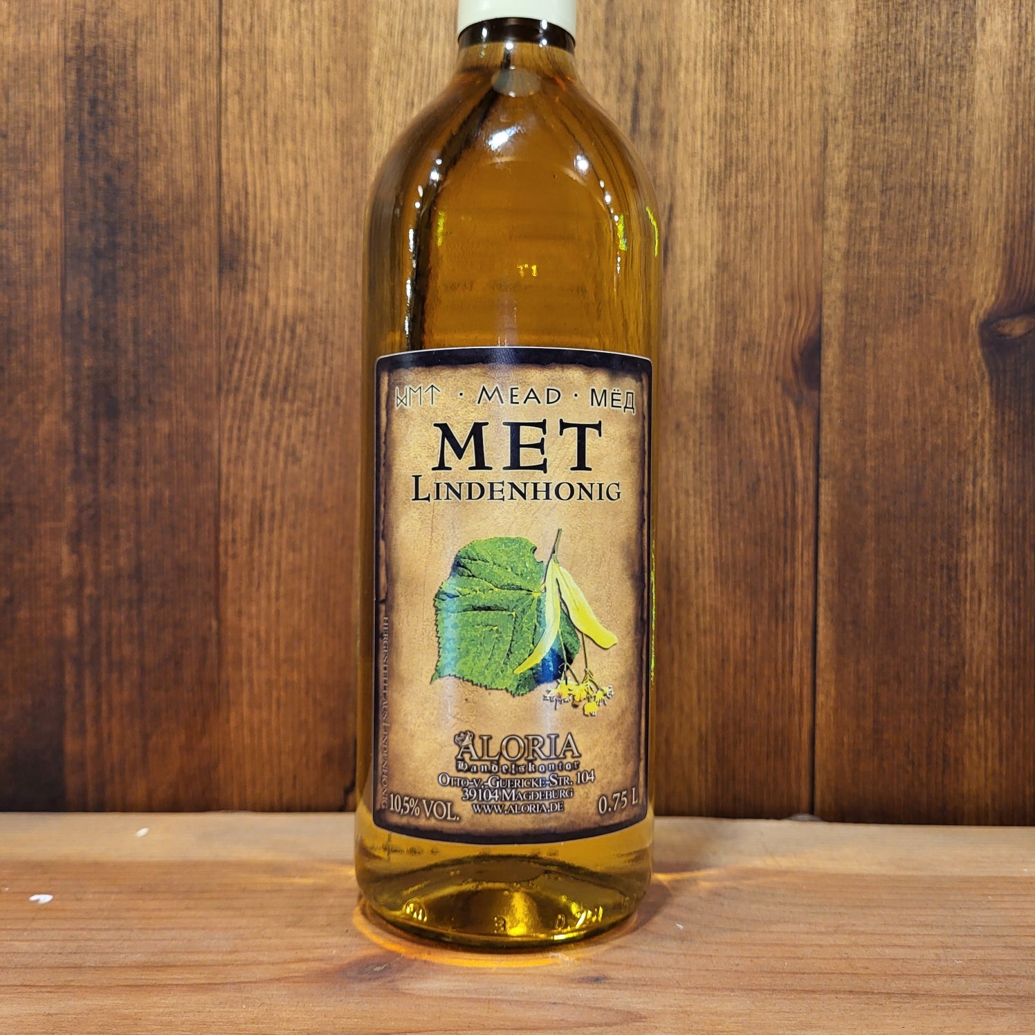 Mead with linden blossom honey