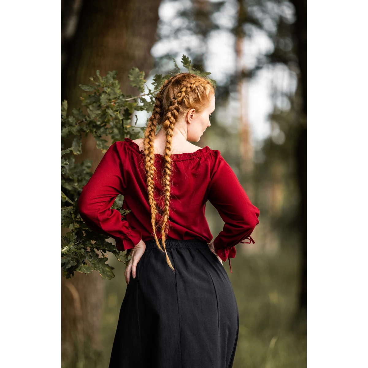 Medieval Blouse Editha long-sleeved