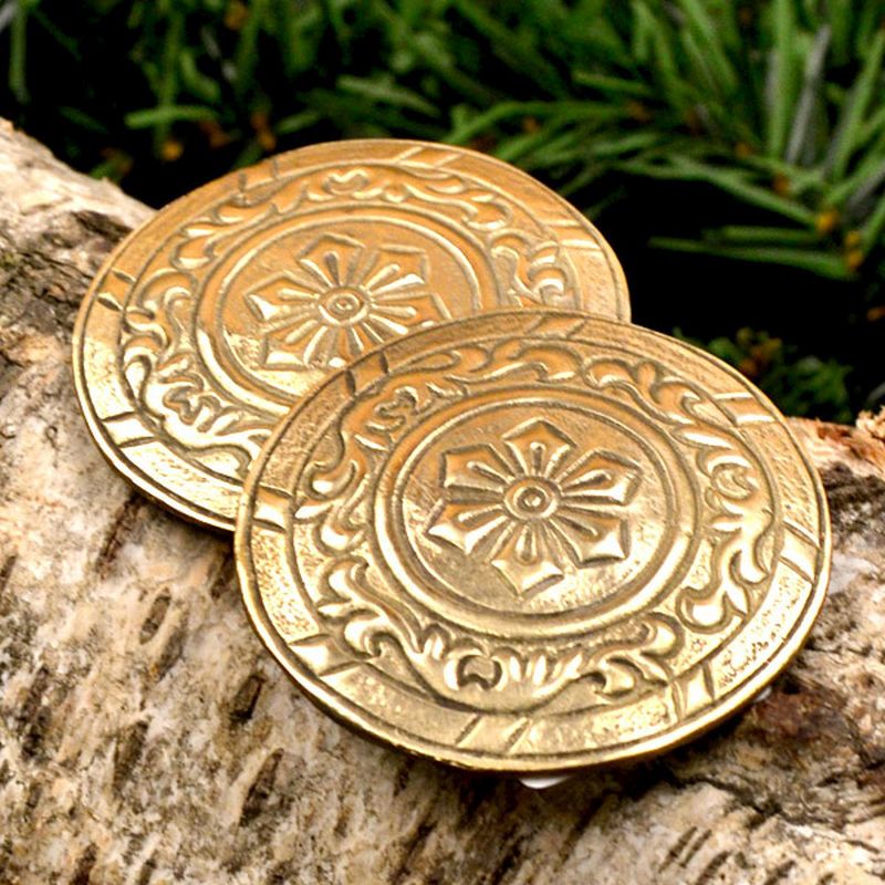 Medieval Brass Brooches by Burgschneider