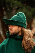 Medieval felt hat Robin made of wool