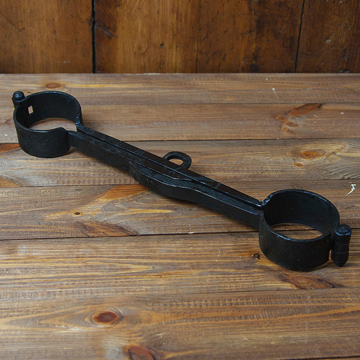Medieval Steel Handcuffs - Hand-Forged