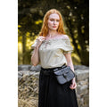 LARP Short-Sleeve Blouse with Lacing for Beginners