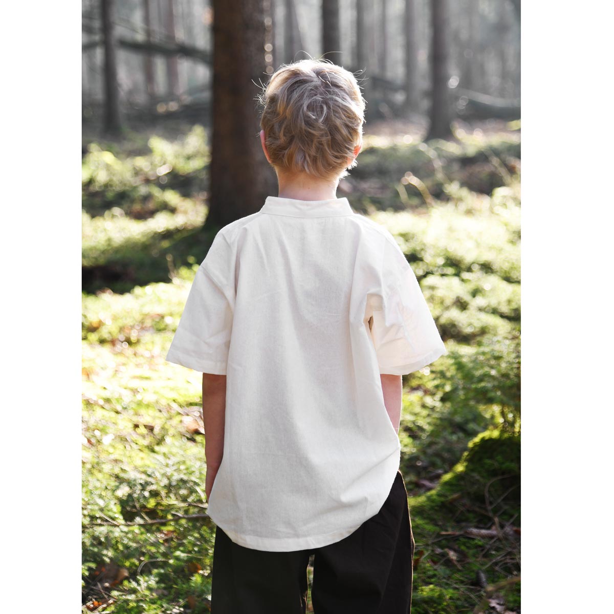 Children's Medieval Short-Sleeve Shirt Natural