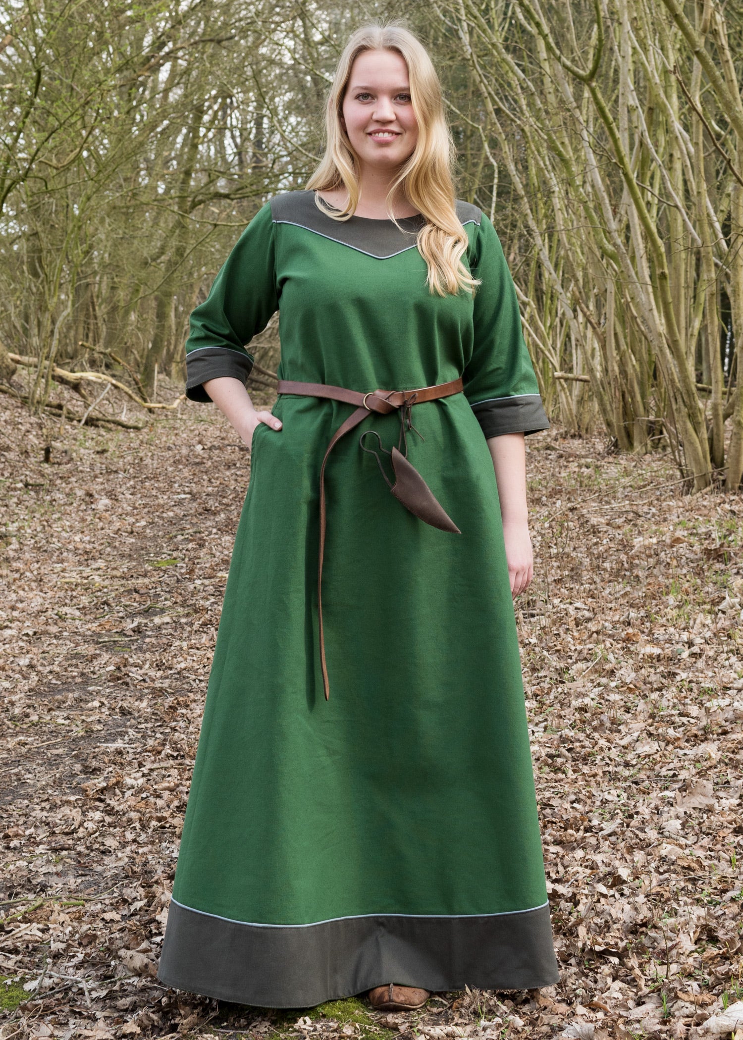Mittelalter Kurzarmkleid Maid