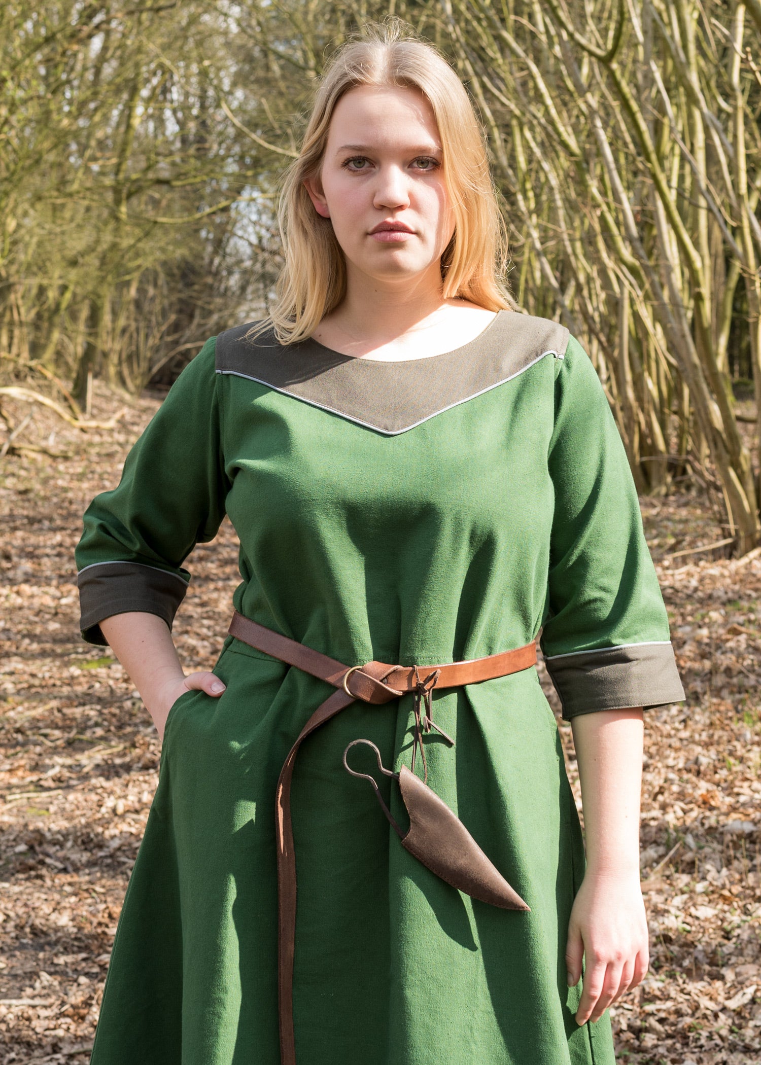 Mittelalter Kurzarmkleid Maid