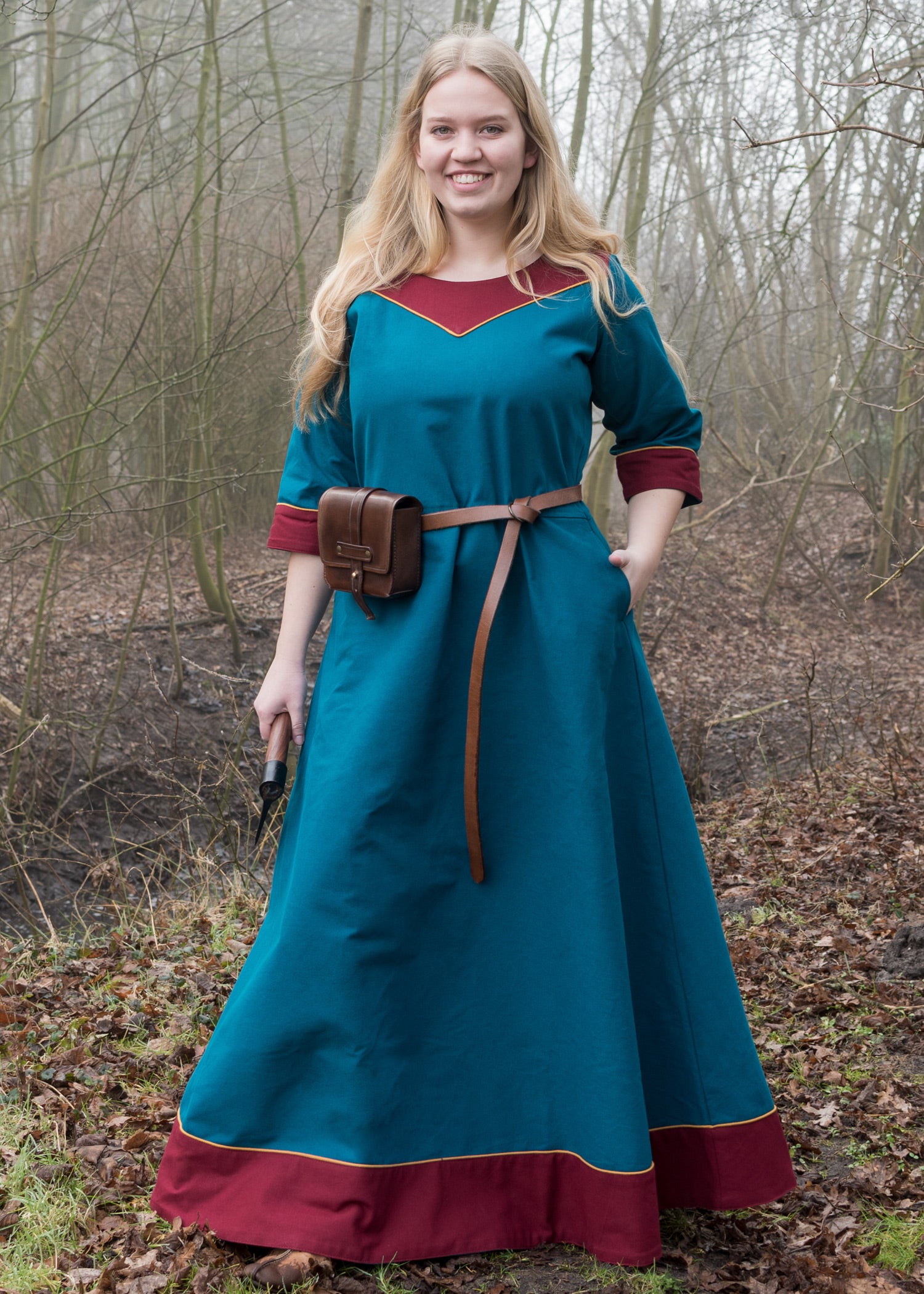 Mittelalter Kurzarmkleid Maid