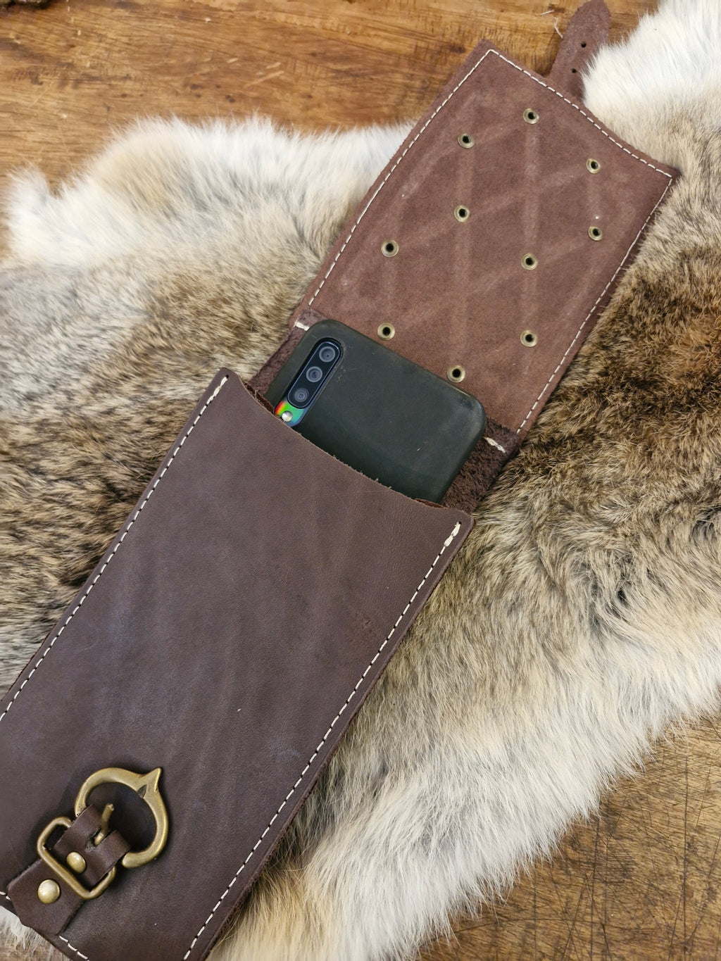 Mittelalter Ledertasche Händler