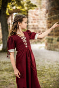 Medieval Short Sleeve Summer Dress for Children