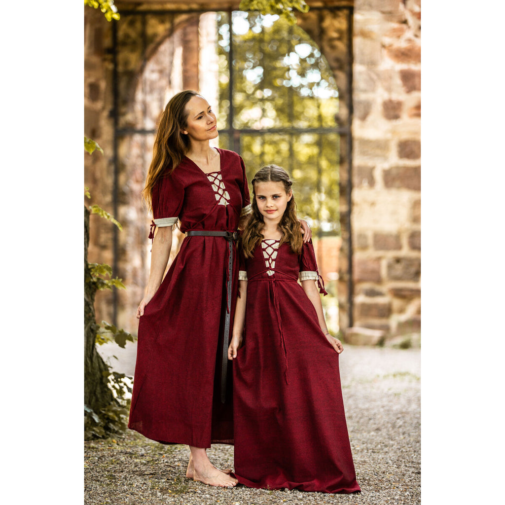 Medieval Short Sleeve Summer Dress for Children