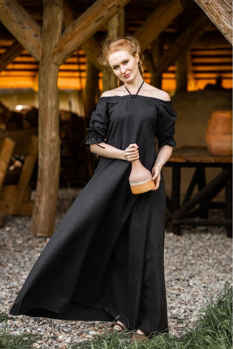 Mittelalter Sommerkleid kurzarm