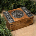 Medieval Phoenix Wooden Chest
