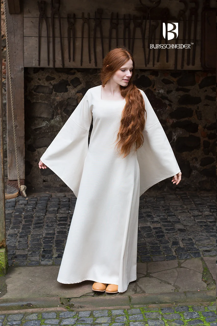 Mittelalter Unterkleid Klara mit Trompetenärmel