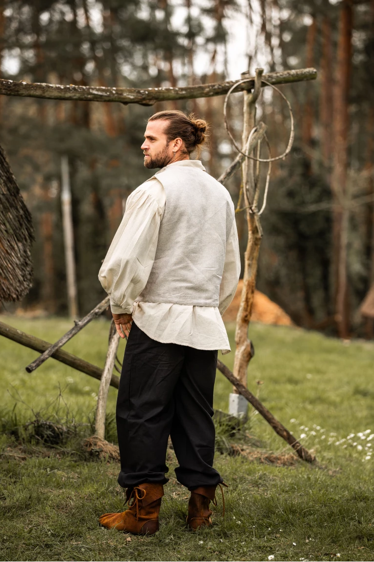 Medieval Vest with Wooden Buttons