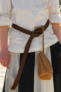 Children's Medieval Leather Ring Belt