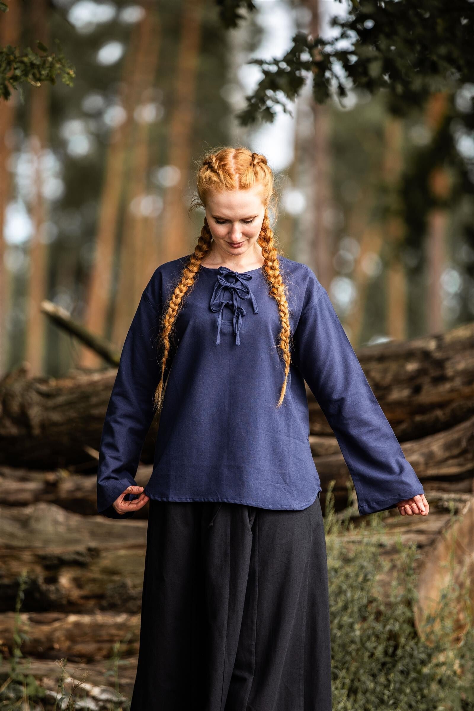 Medieval Blouse Diana long-sleeved