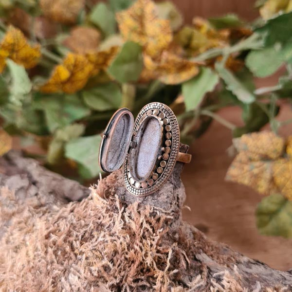 LARP Giftring Assasine aus Bronze