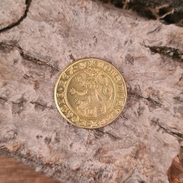 Mittelalter Golddukat Karl IV. - Replik