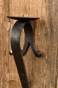 Medieval Wall-Mounted Candle Holder - Hand-Forged
