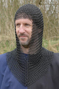 Mittelalter & LARP Kettenhaube für Einsteiger - brüniert
