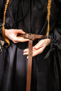 Medieval Long Leather Belt for Beginners
