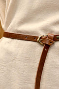 Medieval Long Belt Ruben made of Leather