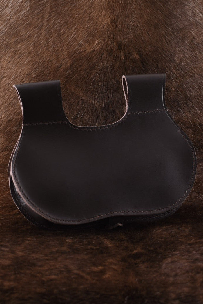 Medieval Leather Kidney Pouch - Unique Item