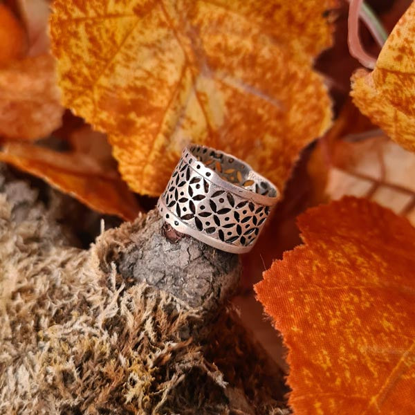 Mittelalter Ring Byzanz aus Silber - Auslaufmodell