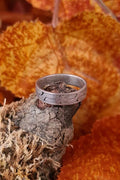 Mittelalter Ring Flechtband aus Silber