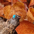 Medieval Ring with Turquoise, made of Silver