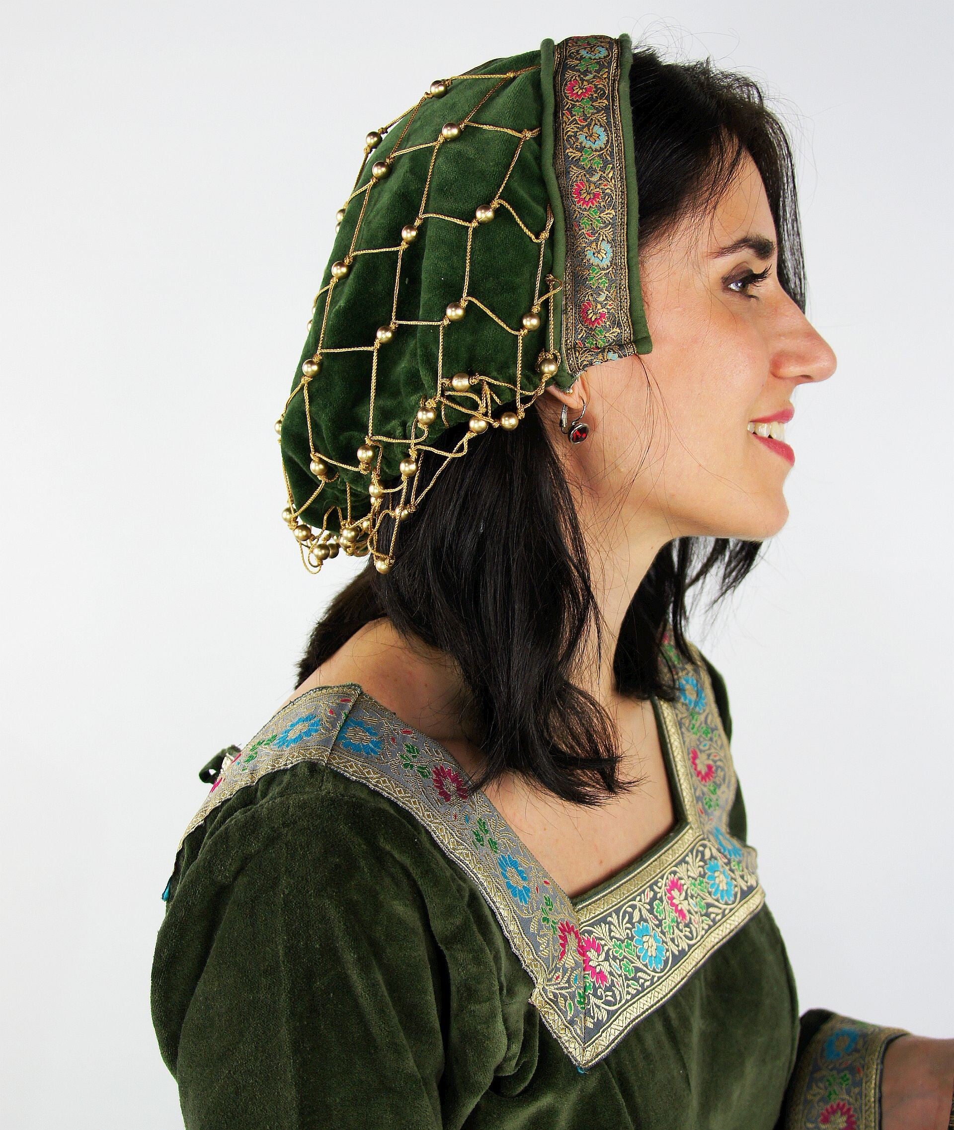 Medieval Velvet Hood
