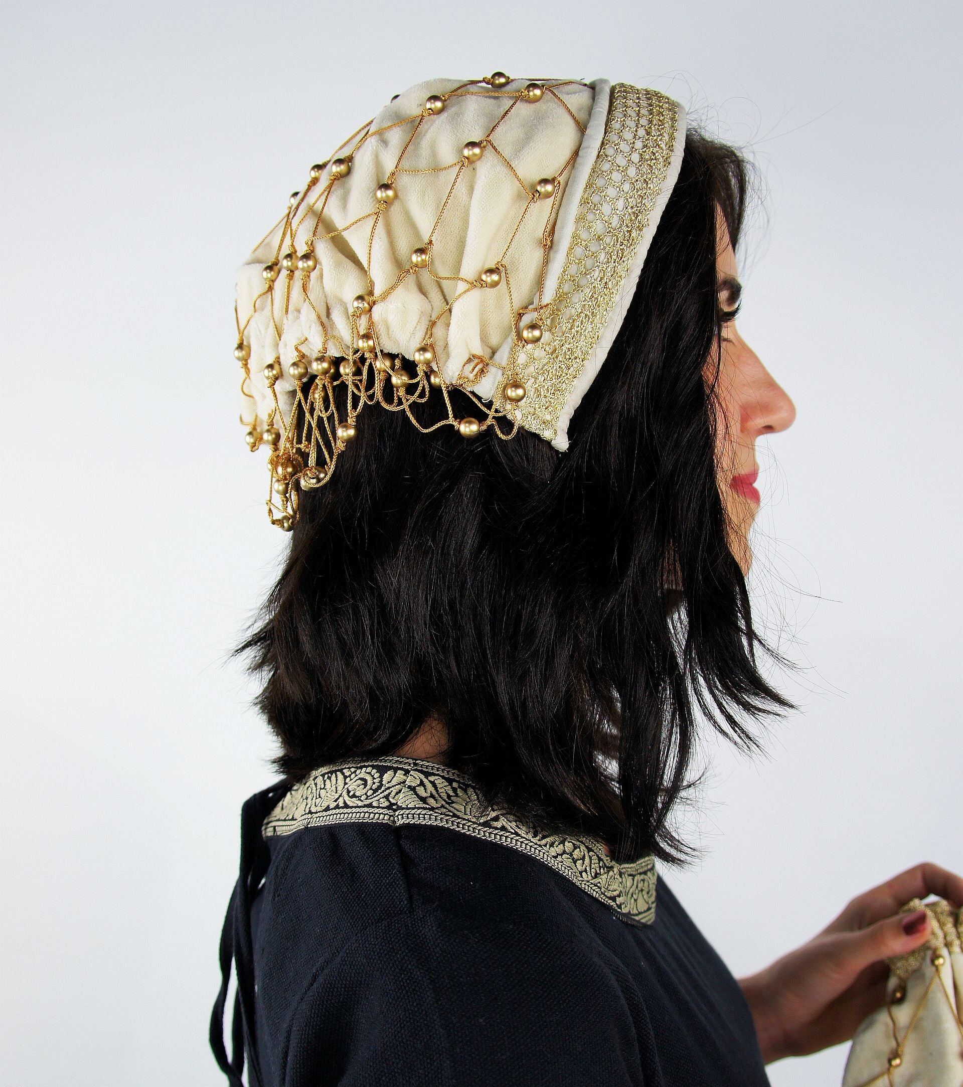 Medieval Velvet Hood