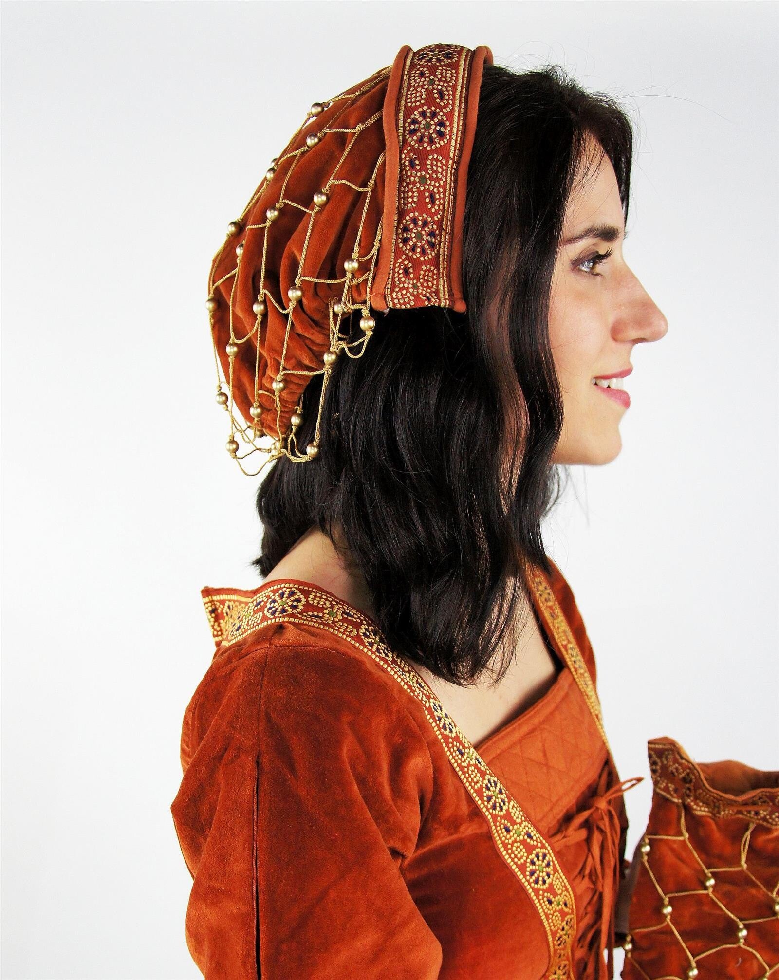 Medieval Velvet Hood