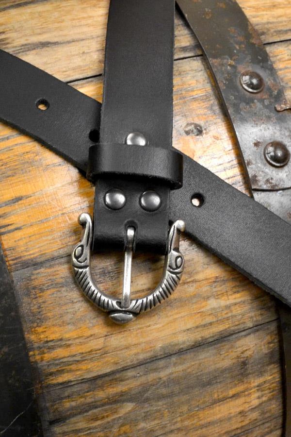 Mittelalter Schwertgürtel Kämpfer aus Leder