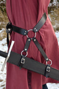 Medieval Sword Belt Warrior Leather