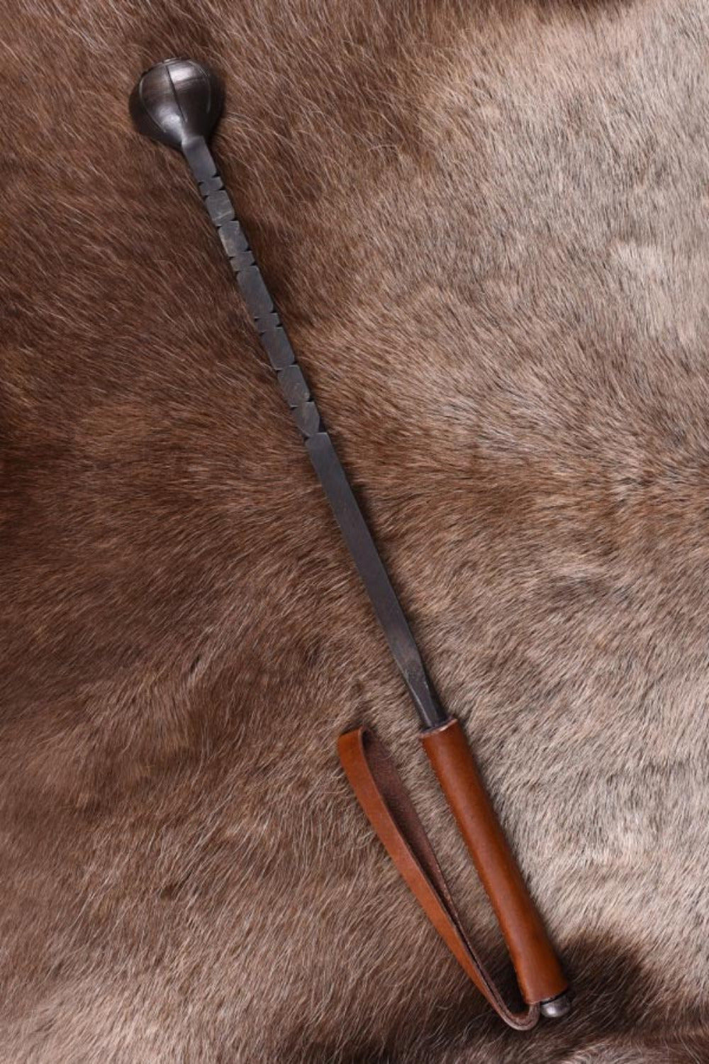 Medieval Mace with Leather Grip - Decoration
