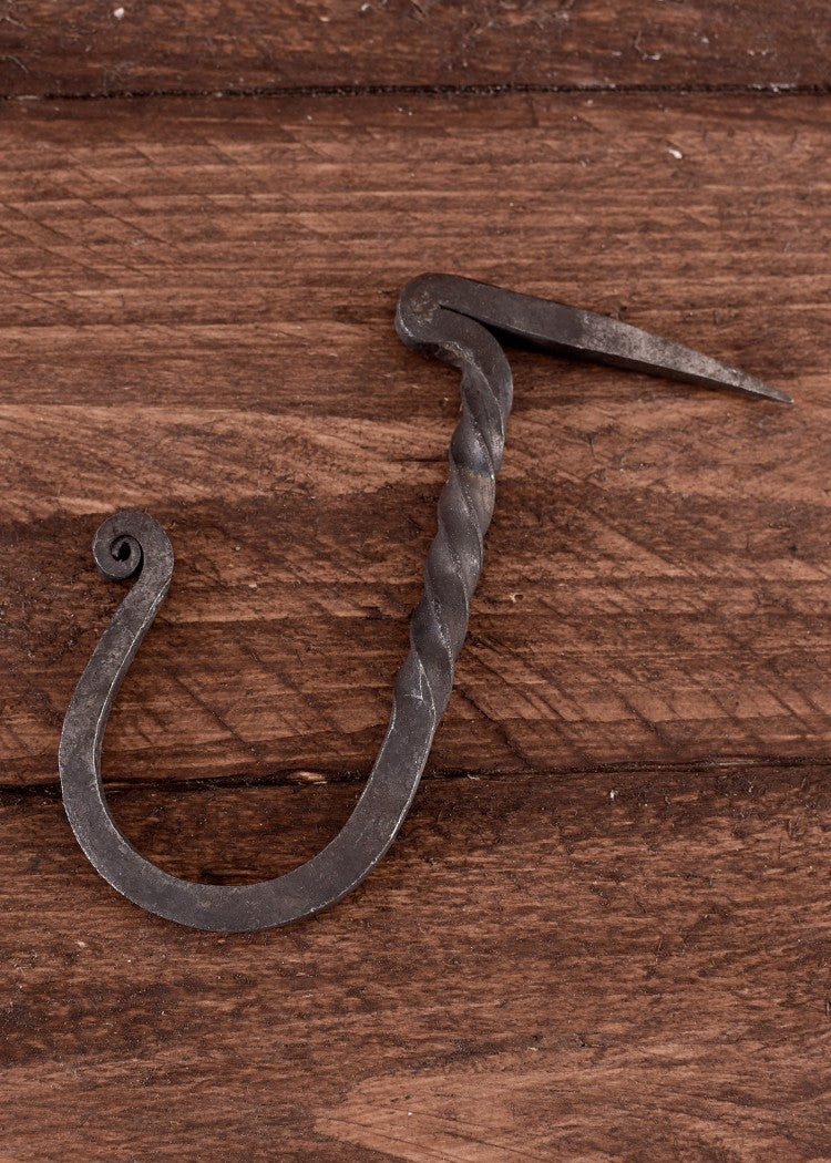 Drive-in wall hook - hand-forged