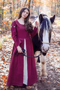 Mittelalterkleid Jeanne mit abnehmbaren Ärmel