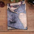 A5 Notebook with Antique Pacific Map