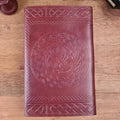 Notizbuch mit Kelten Triskele und Ledereinband