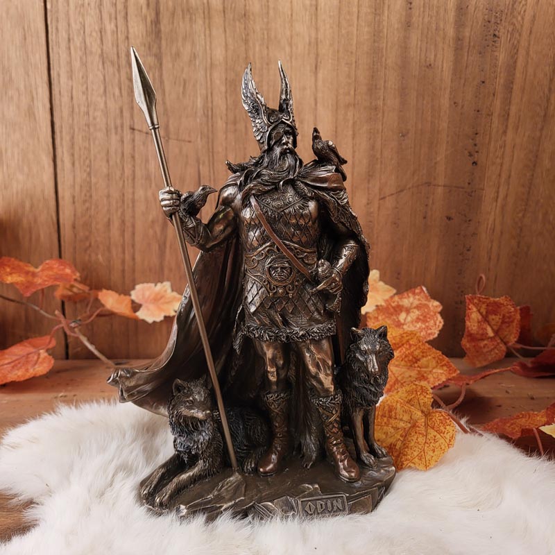 Odin der Allvater - bronziert