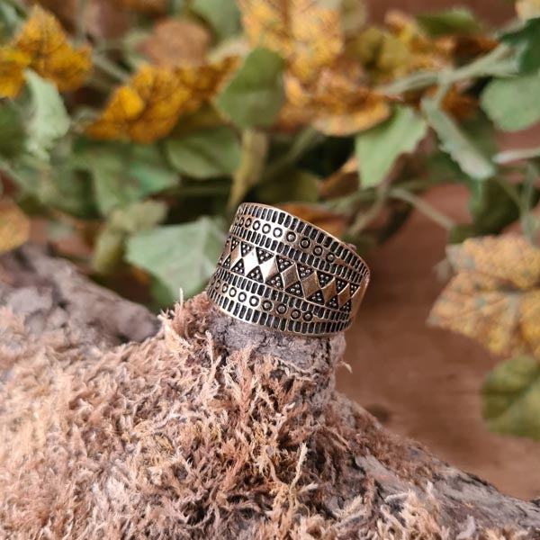 Open Early Medieval Bronze Ring - Replica