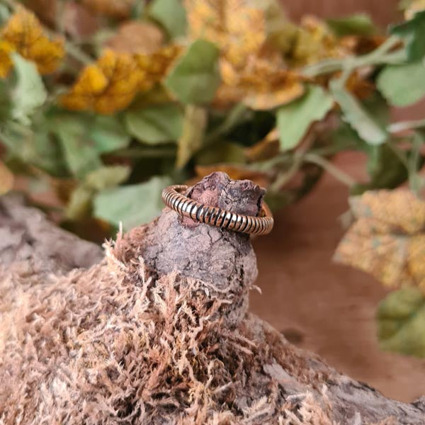 Open Viking Ring Helgi made of Bronze