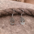 Tree of Life Bronze Drop Earrings