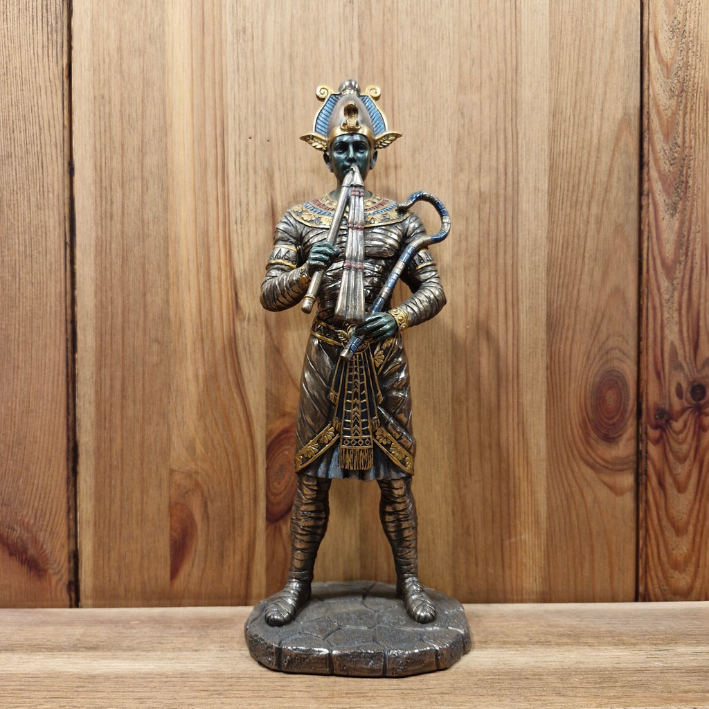Osiris Ägyptischer Gott der Unterwelt - handbemalt
